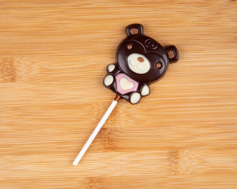 Poza Lollipop Leonidas − Ciocolata Neagra