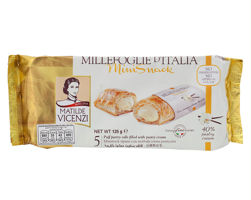 Poza Foitaj MILLEFOGLIE D’ITALIA cu vanilie MiniSnack